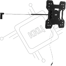 Кронштейн для телевизора Hama TILT TV Premium черный, 19