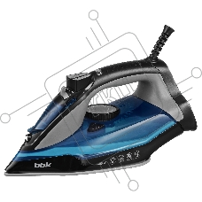 Утюг BBK ISE-2410 черный/синий