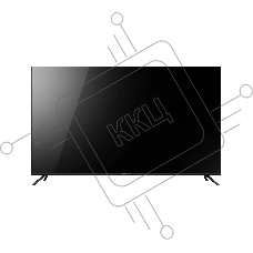 Телевизор HIBERG 55Y UHD-R черный 4k UHD 60Hz Yandex TV 1.5/8Gb