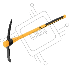 Кирка Denzel 1500 г, узкая, фиберглассовая обрезиненная рукоятка 900 мм