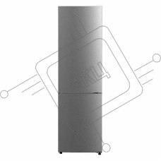 Холодильник General Electronics GE-IC401s серый двухкамерный 256/104л морозилка снизу, No Frost