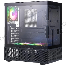 Компьютерный корпус 1STPLAYER MIKU Mi7-A ARGB Black / ATX / 3x120mm ARGB fans / Mi7-A-BK-2FC7R-1FC7