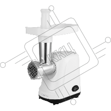 Мясорубка электрическая Blackton Bt MG1111 белый/черный, 1200Вт, производительность до 1.5 кг/мин / Количество скоростей: 1 / Функция реверса / DualProtect технология: защита от перегрузки и перегрева / Прорезиненные ножки / Материал корпуса: пластик / Ма