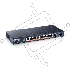 Коммутатор Zyxel XMG1915-10EP-EU0101F (L2+) 8x2.5Гбит/с 2SFP+ 8PoE++ 130W управляемый