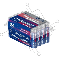 Батарейки Maunfeld PRO Long Life Alkaline AA (LR6) MBLR6-BX24, бокс 24 шт.