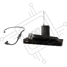 Микрофонная система SHURE BLX1288E/SM35-M17 беспроводная, двухканальная, с головным микрофоном SM35 и ручным передатчиком SM58, частота UHF 662-686 МГц