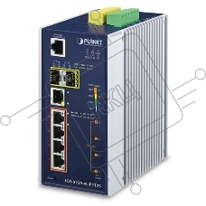 Коммутатор PLANET IGS-5225-4UP1T2S, 4×1 Гбит/с PoE++ + 1×1 Гбит/с + 2×2.5 Гбит/с SFP, управляемый