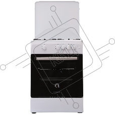 Плита газовая Renova SG6G-W белый, конфорок 4 шт, духовка 70 л, 60 см x 85 см x 60 см