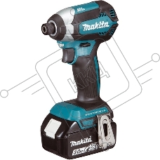 Дрель-шуруповерт Makita DTD153ZJ, 18 В, 0 Ач, 170 Нм, бесщеточный, ударный