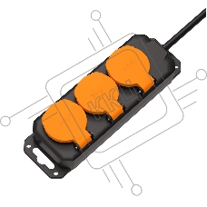 Удлинитель силовой Filum FL-PEC-3SCH-IP44 IP44, 3 розетки Schuko с кабелем 3х1.5 длиной 1.5 м.