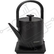 Чайник электрический Hyundai HYK-S2507 0.6 л, 1000 Вт, черный