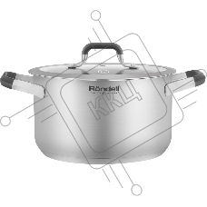 Кастрюля Rondell Stolz RDS-1754, 5.2л, 24см, нержавеющая сталь, с крышкой