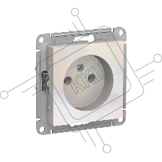 Механизм розетки 1-м СП AtlasDesign без заземл. 16А жемчуг SchE ATN000441