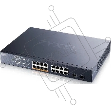 Коммутатор Zyxel NebulaFlex XMG1915-18EP-EU0101F 16x2.5Гбит/с 2SFP+ 8PoE++ 180W управляемый