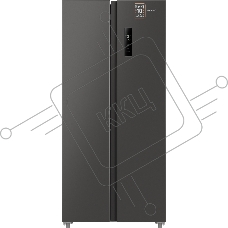 Холодильник Weissgauff WSBS 500 Inverter NoFrost Dark Grey