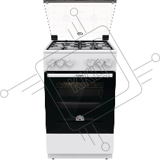 Плита газовая Gorenje GG5A10WH белый, конфорок 4 газовых, духовка 70 л, 50 см x 85 см x 59.4 см