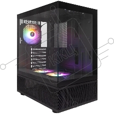 Компьютерный корпус 1STPLAYER MIKU Mi7-A Black / ATX / 3x120mm LED fans / Mi7-A-BK-2F1R-1F1