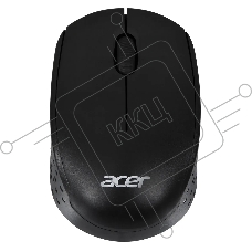 Мышь беспроводная Acer OMR020 черный, 1200 dpi, радиоканал, USB, кнопки - 3