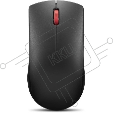 Мышь беспроводная Lenovo 150 черный, 1000 dpi, радиоканал, USB, кнопки - 3