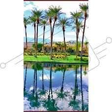 Гибкий инфракрасный обогреватель Домашний очаг Пальмы 500Вт