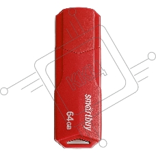 Флешка USB Smartbuy 64 Gb CLUE Red (SB64 GbCLU-R).  