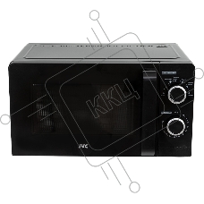 Микроволновая печь JVC JK-MW130M черный, 20 л, 700 Вт, переключатели - поворотный механизм