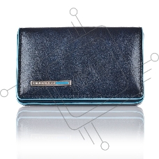 Чехол для визитных карт Piquadro Blue Square PP1263B2/BLU2 синий натур.кожа