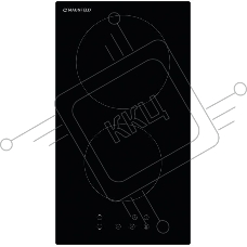 Варочная панель Maunfeld EVCE.292-BK ДОМИНО, ЧЕРНОЕ стекло