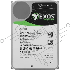 Жесткий диск HDD Seagate Exos X22 22Tb 7200rpm SAS 512Mb 3.5