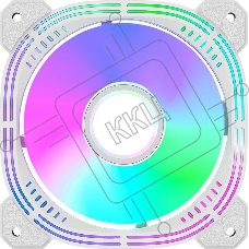 Вентилятор для корпуса Formula Nulight 12WH ARPW Reverse ARGB белый, 120 мм, 1500 об/мин, 25.34 дБ, 4 pin