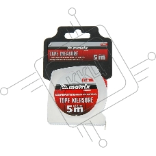 Рулетка MATRIX Chrom, 5 м x 13 мм, хромированный корпус 31040