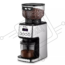 Кофемолка Kitfort КТ-790 180Вт сист.помол.:жернова вместим.:320гр нержавеющая сталь/черный