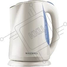 Чайник электрический Maxwell MW-1004-W, 1.7л, 2200W, белый