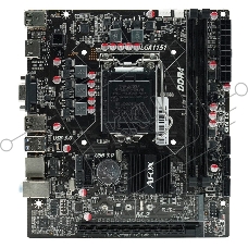 Материнская плата AFOX IH110D4-MA5-V2, LGA 1151, Intel H110, 2xDDR4, 3xSATA, 1xM.2, 1xPCI-E 3.0 x16, 1xHDMI, 1xVGA, 1x 1Gb LAN, 4xUSB-A 2.0, 2xUSB-A 3.0, 3x3.5 мм, 5.1, microATX