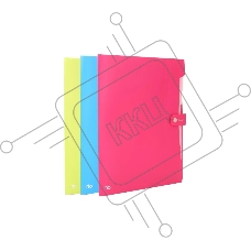 Папка-портфель Deli Rio EB40102 8 отдел. A4 полипропилен 0.6мм ассорти