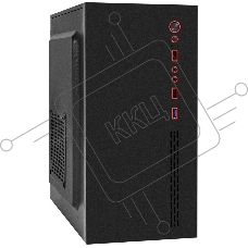 Компьютерный корпус Minitower ExeGate BAA-403U-AA500 (mATX, БП AA500 с вент. 8см, 2*USB+1*USB3.0, HD Audio, черный)