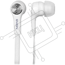 Наушники внутриканальные с микрофоном SVEN E-211M белый