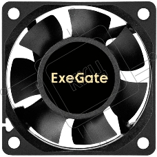Вентилятор корпусной ExeGate EP06025S2P-5, 60 мм, 4800 об/мин, 33 дБ, 2 pin, без подсветки