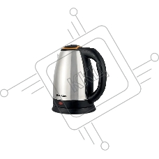 Электрочайник Blackton Bt KT1810S сталь/оранжевый, 1.8 л, 1500 Вт