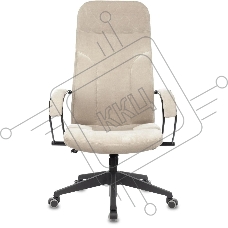 Кресло руководителя Бюрократ CH-608Fabric Light-21 песочный, крестовина пластик Кресло руководителя Бюрократ CH-608Fabric Light-21 песочный, крестовина пластик