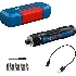 Отвертка аккумуляторная Bosch GO 3 аккум. патрон:шестигранник 6.35 мм (1/4) (кейс в комплекте) (06019H2201)