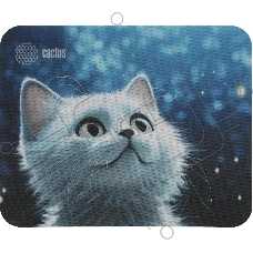 Коврик для мыши Cactus White Cat 220x180x2мм (CS-MPC-P06XS)