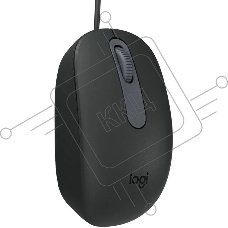 Мышь Logitech M86 черный оптическая 1000dpi USB для ноутбука (910-007661)