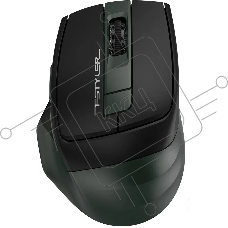 Мышь беспроводная A4Tech Fstyler FB35S темно-зеленый/черный, 2000 dpi, радиоканал, Bluetooth, USB, кнопки - 5