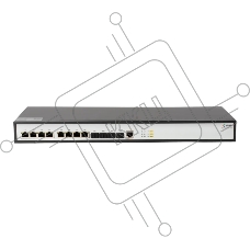 Коммутатор SNR SNR-S5310X-8TX, 8×10 Гбит/с + 4×10 Гбит/с SFP+, управляемый