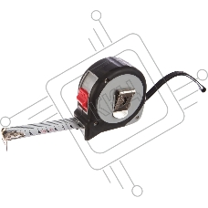 Рулетка MATRIX Continuous fixation, 7,5 м х 25 мм, обрезиненный корпус, плавная фиксация 31090