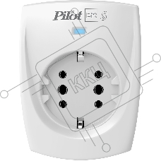Сетевой фильтр ZIS PILOT BIT S, 1 розетка, 16А/3,5кВт, св.серый