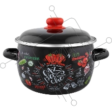 Кастрюля Appetite 1RC161M Gazpacho сферическая эмалированная 2 л