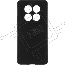 Чехол (клип-кейс) BoraSCO для Xiaomi Redmi Note 14 Pro 4G Silicone Case черный (74848)
