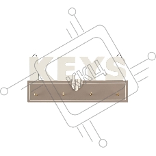 Ключница Волшебная страна, 4 крючка, планка